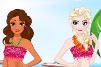Moana und Elsa ankleiden Moana und Elsa ankleiden