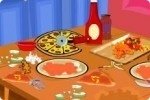 Pizzafest aufräumen Pizzafest aufräumen