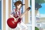 Cowgirl mit Gitarre
